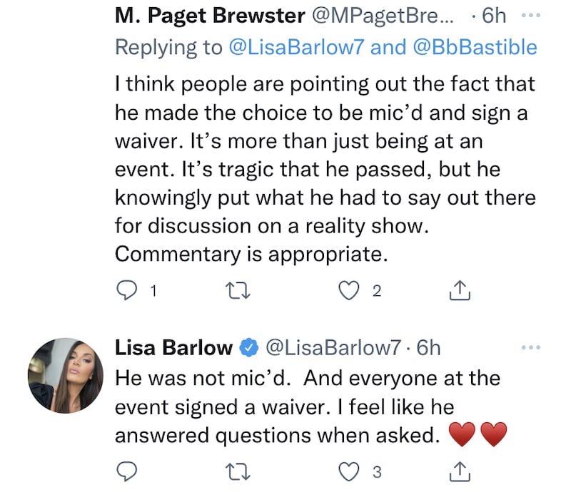Lisa Barlow Denies Friend Cameron Was Mic'd on RHOSLC
