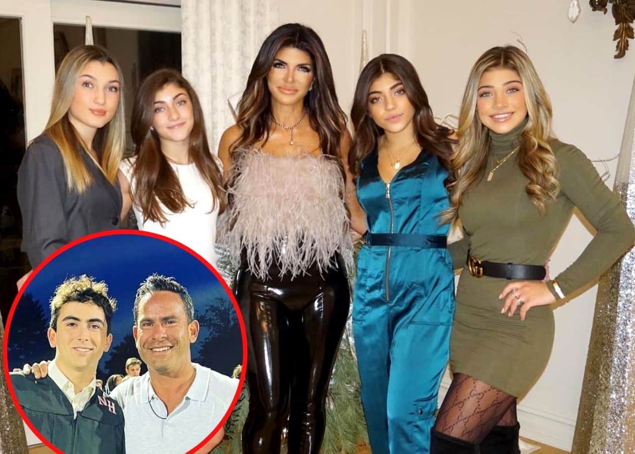 Photos Teresa Giudice S Daughters Bond With Luis Son For His 18th Birthday Gia Reunites With Dad Joe Giudice