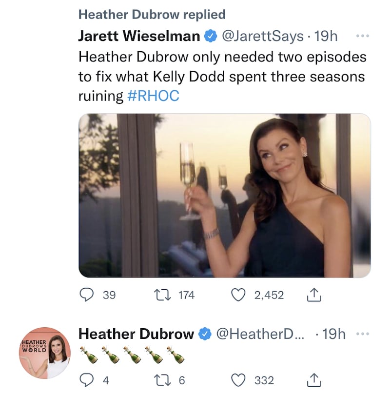 Heather Dubrow Reacts to Saving RHOC From Kelly Dodd