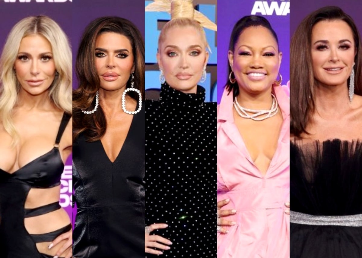 PHOTOS: RHOBH Cast Attends People's Choice Awards! See Erika Jayne's Abstract Updo and Dorit Kemsley's Racy Cutout Look