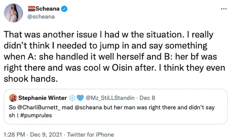 Vanderpump Rules Scheana Shay Calls Out Charli Burnett for Double Standards