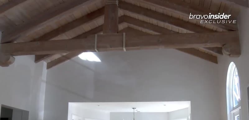 RHOBH Sutton Stracke Home Ceiling Beams