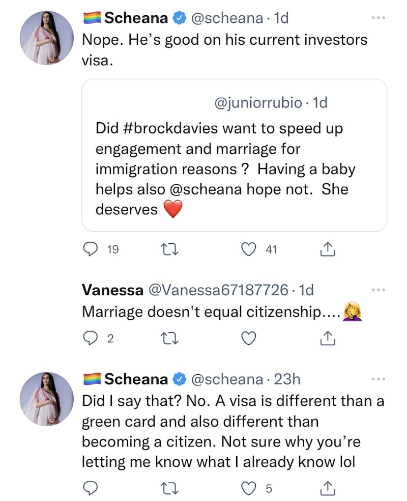 Vanderpump Rules Scheana Shay Denies Brock Rushed Wedding for Citizenship