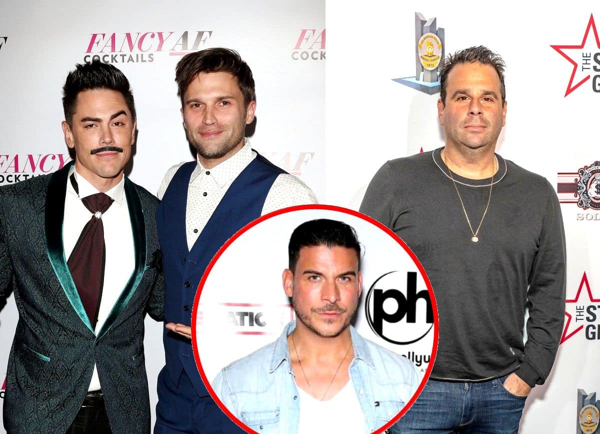 Pump Rules' Tom Schwartz and Sandoval Reveal Status of Randall's Sandwich Shop Investment and Their Friendship With Him, Plus Where They Stand With Jax Taylor