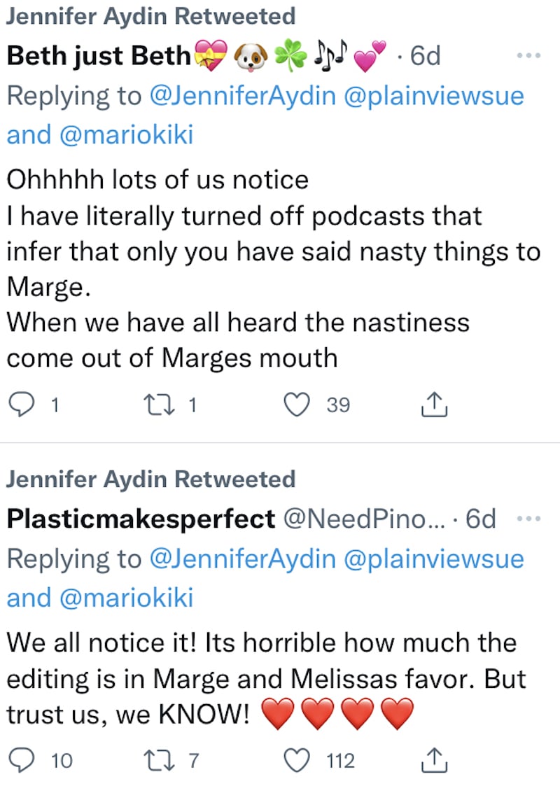 Jennifer Aydin Suggests RHONJ Editors Favor Margaret Josephs and Melissa Gorga