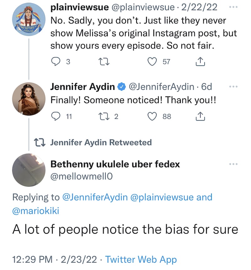 Jennifer Aydin Suggests RHONJ Edits Are Not Fair