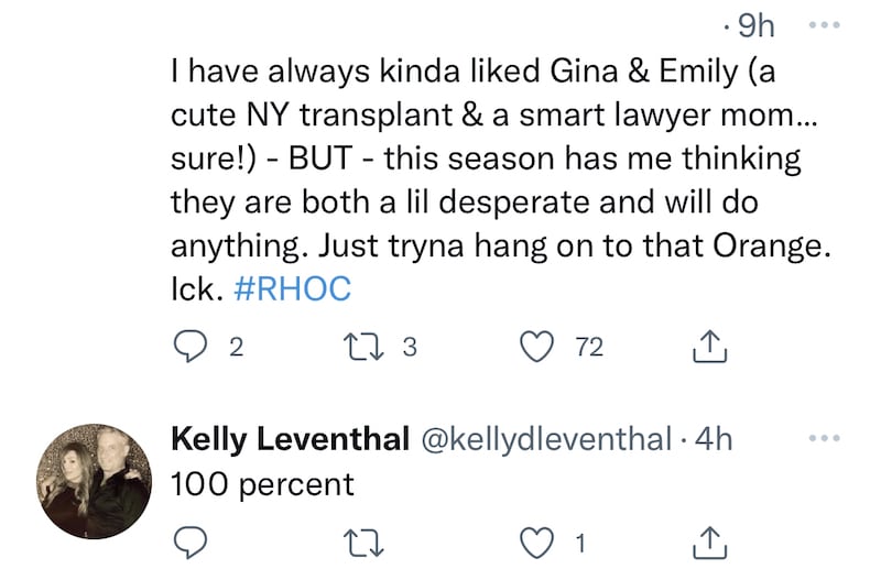 Kelly Dodd Believes Gina Kirschenheiter and Emily Simpson Are Desperate to Stay on RHOC