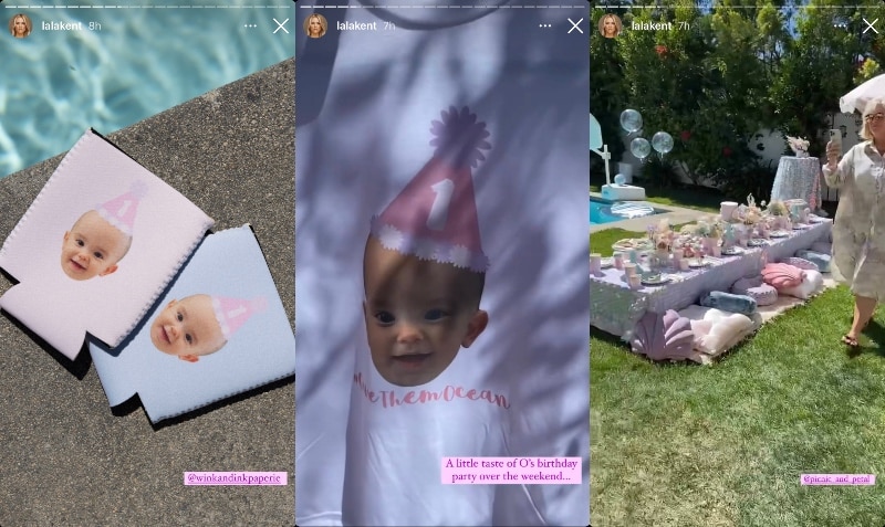 Vanderpump Rules Lala Kent's Daughter Ocean Birthday T-Shirts and Bottle Holders