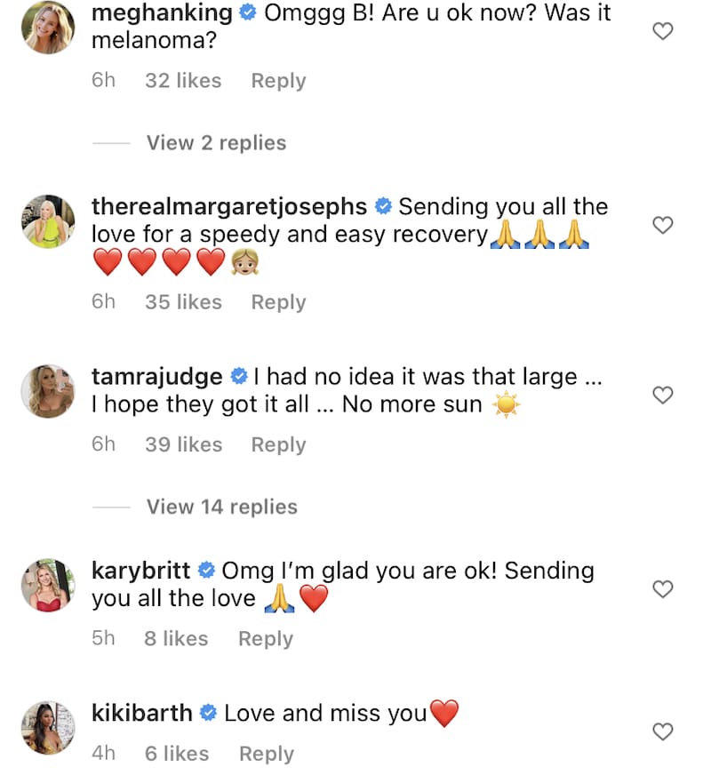 Real Housewives React to Braunwyn Windham-Burke Cancer