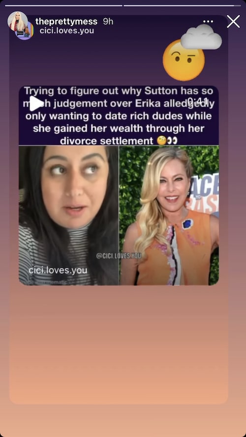 RHOBH Erika Jayne Takes on Sutton Stracke's Golddigger Claims