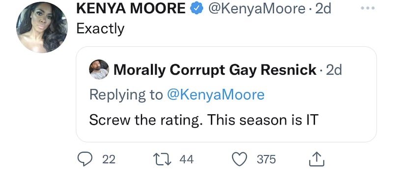 Kenya Moore Insists RHOA Season 14 is IT Despite Low Ratings