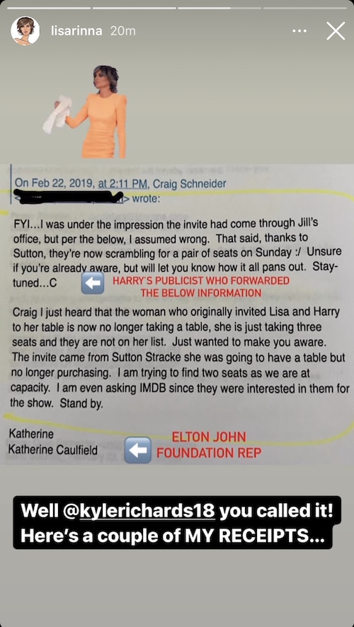 RHOBH Lisa Rinna Confirms Sutton Stracke Did Not Invite Her to Elton John Foundation Party
