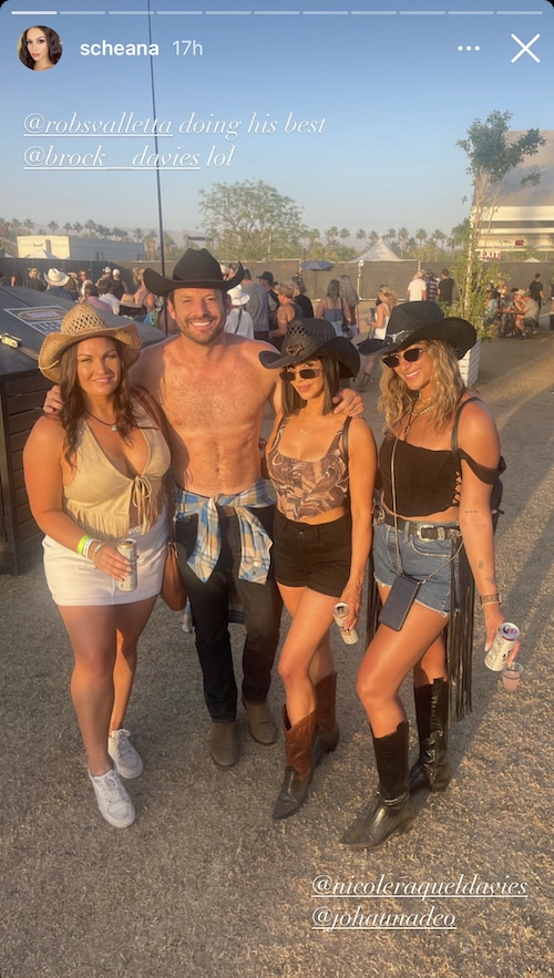 Vanderpump Rules Scheana Shay Compares Rob to Brock With Fiance's Sisters at Stagecoach