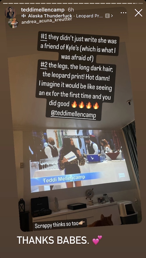 Teddi Mellencamp Re-Shares Post From Fan Applauding Her RHOBH Look