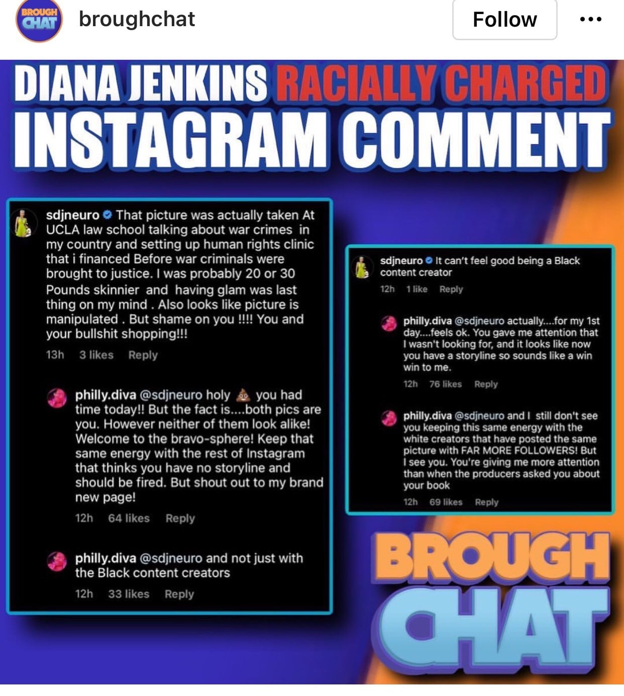 Diana Jenkins black creator exchange Instagram