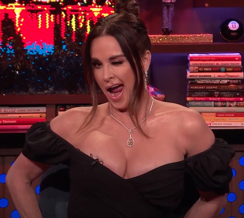 Oops! Andy Cohen Accidentally Reveals Kyle Richards Had a Breast Reduction  on Live TV - PRIMETIMER