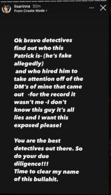 Patrick Somers Leaks Alleged DMs From Lisa Rinna Over Kathy