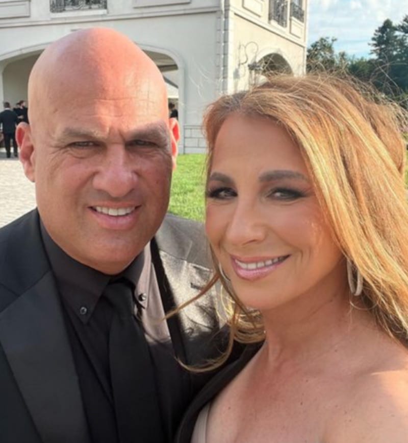 RHONY Jill Zarin and Boyfriend Attend Teresa Giudice Wedding