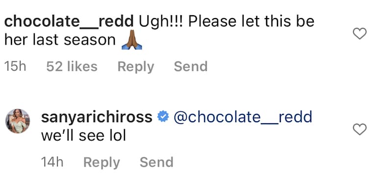 Sanya Richards-Ross Responds to Fan Wanting Her Off RHOA