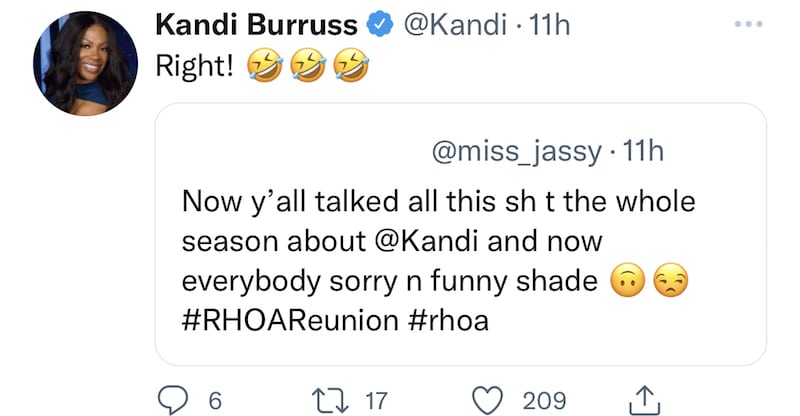 Kandi Burruss Reacts to RHOA Cast Painting Their Trash Talking as Fun Shade