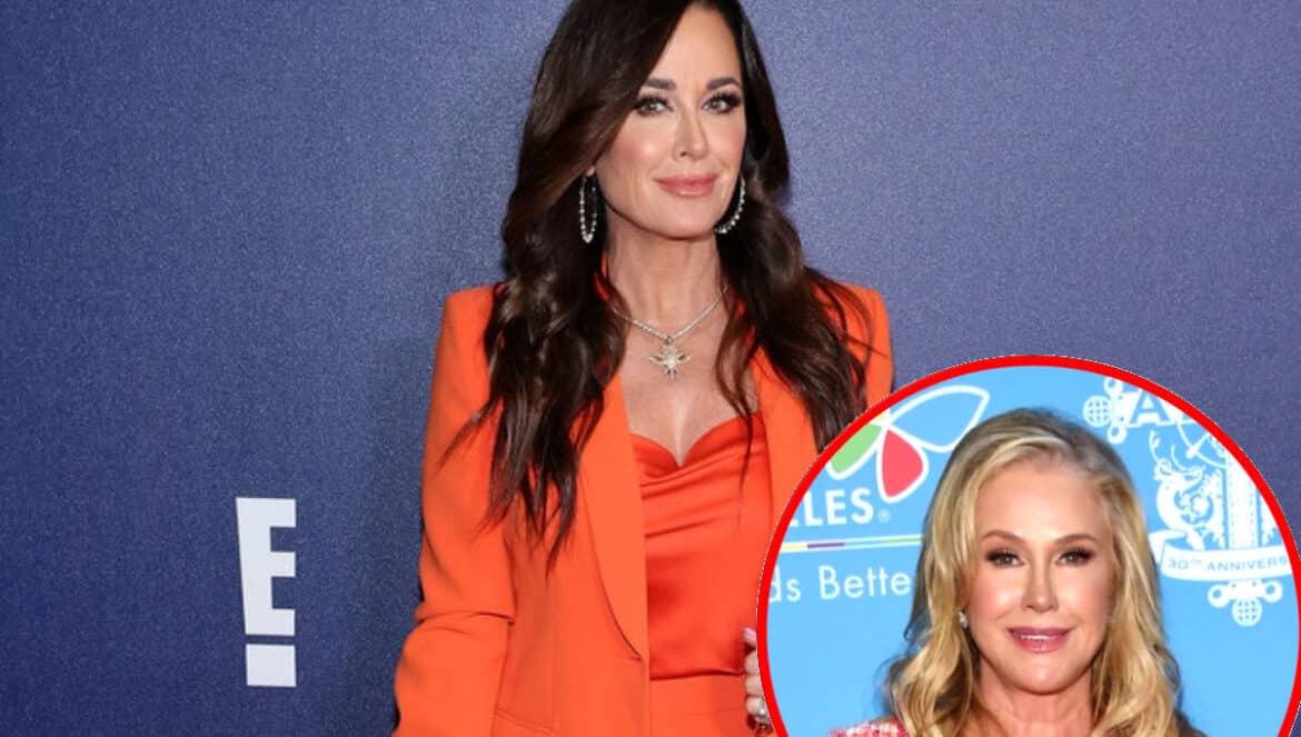 RHOBH's Kyle Richards Talks "Hope" for Kathy Hilton Reconciliation, If She Met Paris' Son, and Last Time She Saw Rinna, Plus Says 'Scandoval' is "Great for LVP