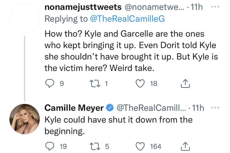 RHOBH Camille Grammer Suggests Kyle Richards Should've Shot Rinna Down Amid Meltdown Drama