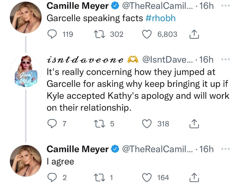RHOBH Camille Grammer on Erika and Rinna Jumping at Garcelle