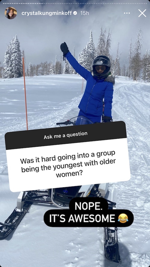 Crystal Kung Minkoff on Filming RHOBH With Older Women
