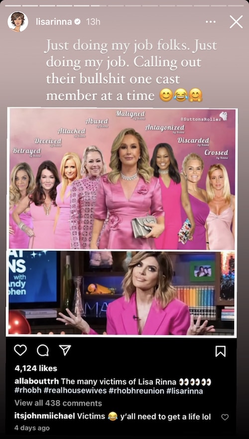 Lisa Rinna is Just Doing Her Job by Calling Out RHOBH Alums