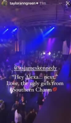 Taylor Ann Green Slams James Kennedy for Southern Charm Diss