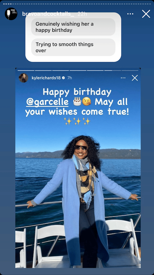 RHOBH Kyle Richards Wishes Garcelle Beauvais a Happy Birthday