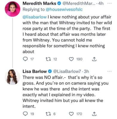RHOSLC: Meredith Marks & Lisa Barlow Feud Over Affair Setup