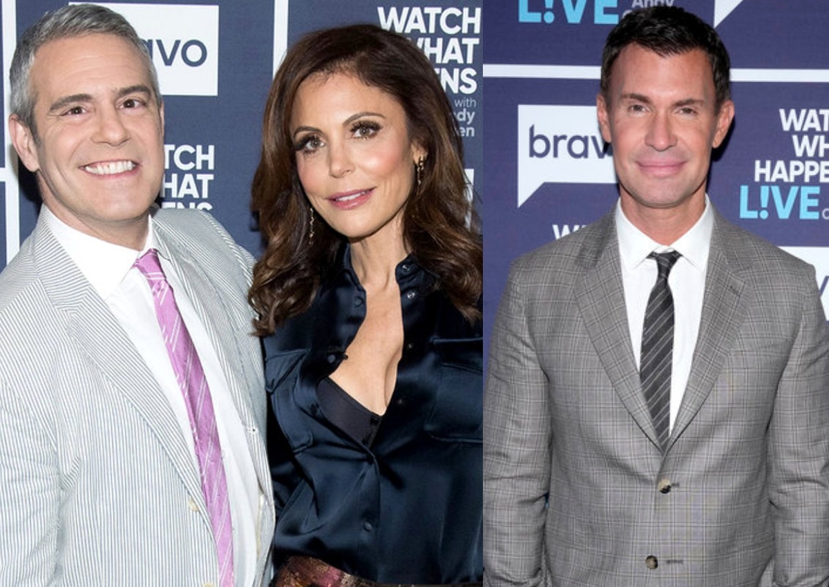 Bethenny Frankel Feuds With Andy and Jeff Live on WWHL Over Podcast and Unfollowing Kyle, Shades Thirsty Jill and Dorinda, and Talks Wedding Plans
