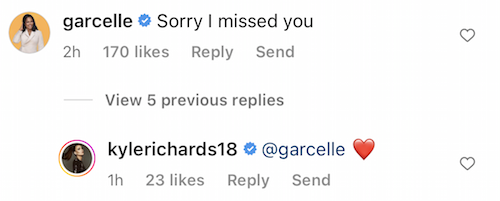 RHOBH Garcelle Beauvais Missed Kyle at Sutton Stracke Holiday Party