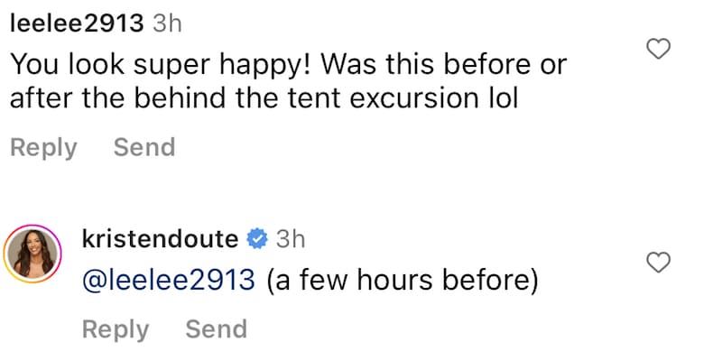 Vanderpump Rules Kristen Doute on Tent Hookup With Luke