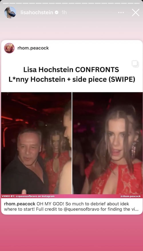 RHOM Lisa Hochstein Shares Pic of Katharina Lip Lick After Confrontation