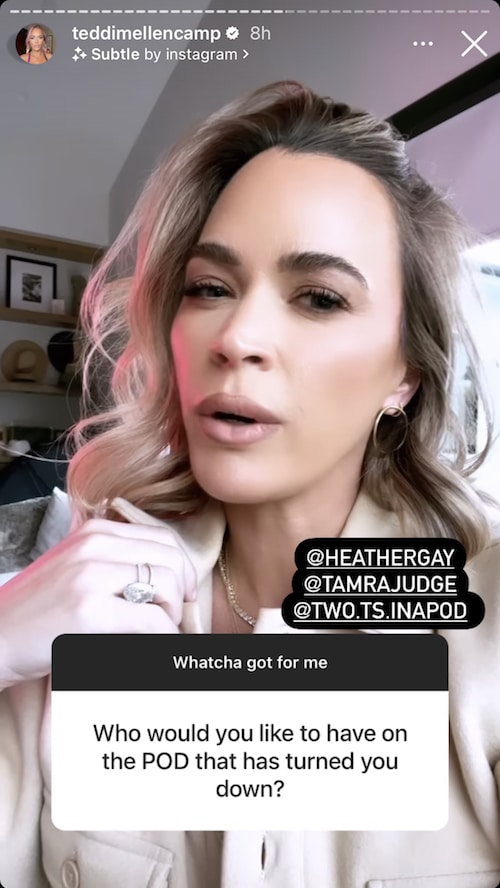 RHOBH Teddi Mellencamp Suggests Heather Gay Snubbed Podcast