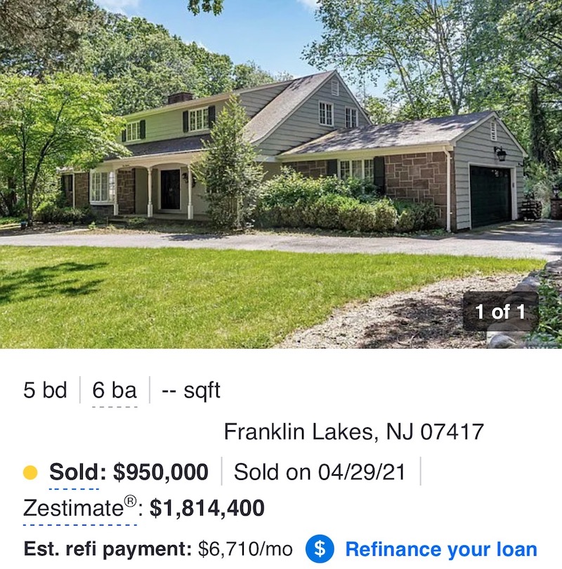 300 Indian Trail Dr, Franklin Lakes, NJ 07417 Kathy Wakile House