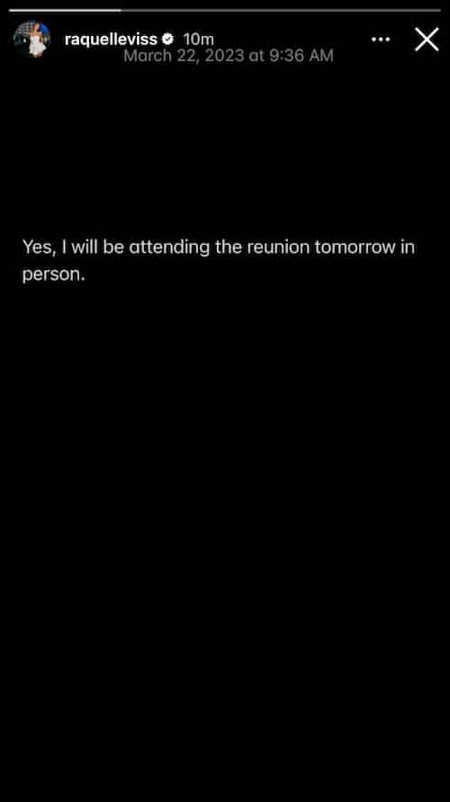 Vanderpump Rules Raquel Leviss Confirms She's Attending Reunion in Person