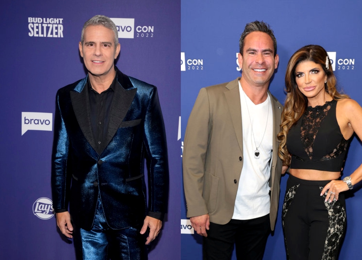 Andy Cohen Reveals "A Lot" Comes Out About Luis at RHONJ Reunion, Says Teresa "Contradicted Herself" on WWHL, and Talks Bo Dietl, Plus Melissa Rumor and Nono's PJs