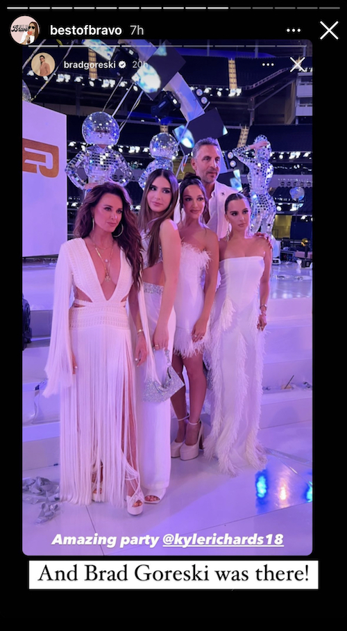 Kyle Richards and Family Attend RHOBH Season 13 Finale White Party