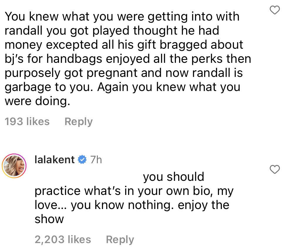 Lala Kent Claps Back at Claim of Purposely Getting Pregnant