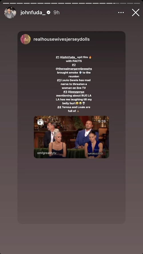 John Fuda Shades Teresa and Luis as Full of Crap After RHONJ Reunion