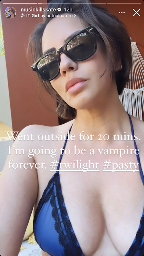 Vanderpump Rules Katie Maloney Shares Vampire Bikini Selfie