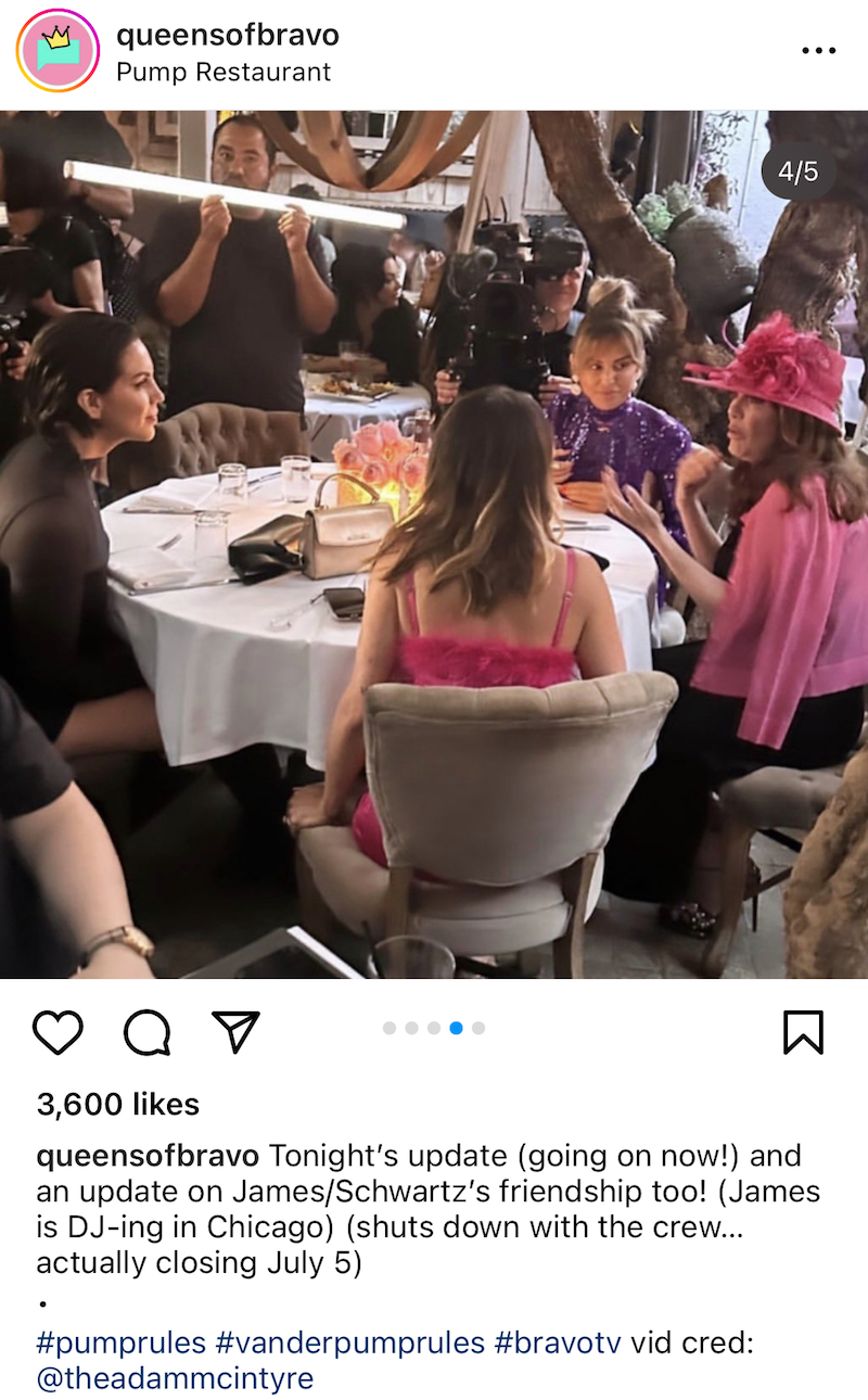 Katie, Scheana, Lala, and Lisa Film Vanderpump Rules Season 11