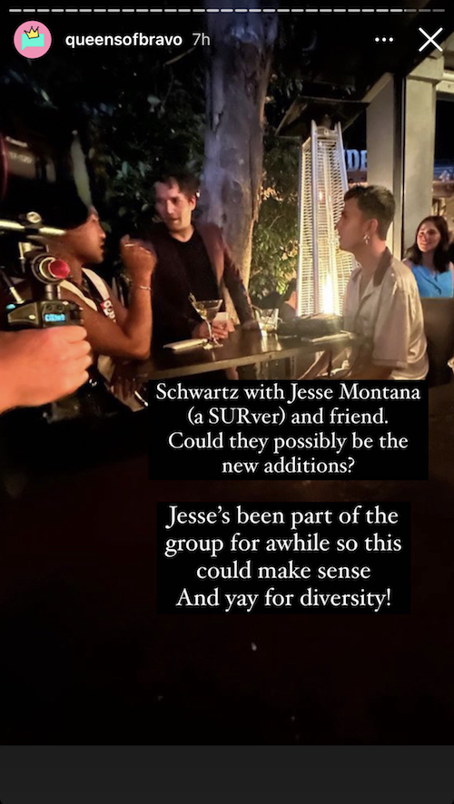 Tom Schwartz and James Kennedy Film Vanderpump Rules Season 11 With Jesse Montana