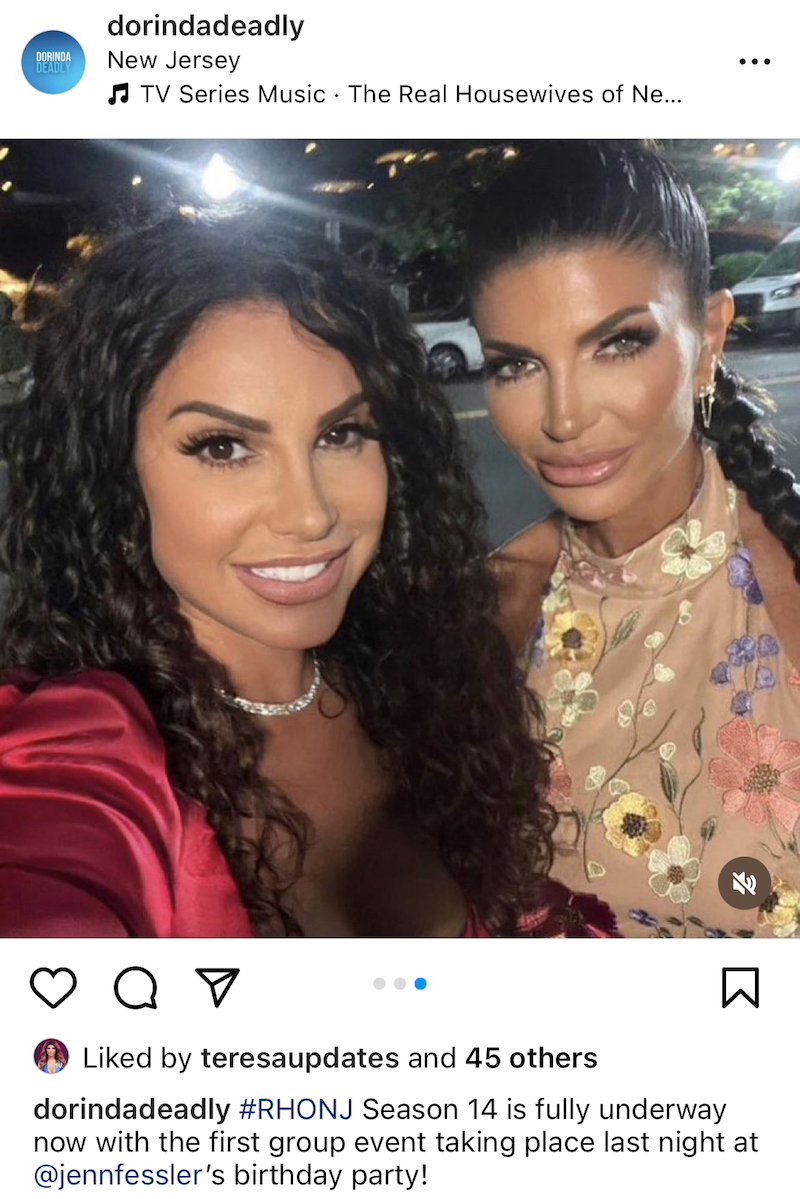 jennifer aydin and teresa giudice film rhonj season 14