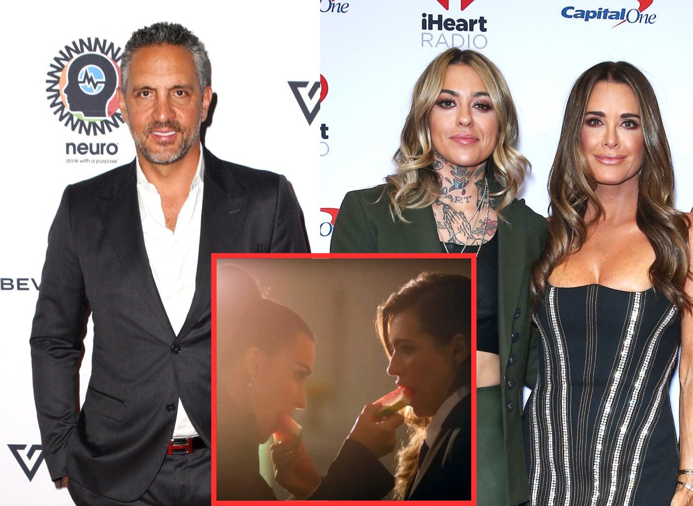 VIDEO: RHOBH's Mauricio Umansky Reacts as Kyle Richards' Nearly Kisses Morgan Wade in Music Video Amid Affair Rumors, Plus Pics From Steamy Clip
