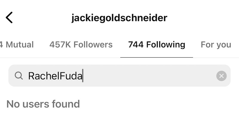Jackie Goldschneider Unfollows Rachel Fuda Amid RHONJ Season 14