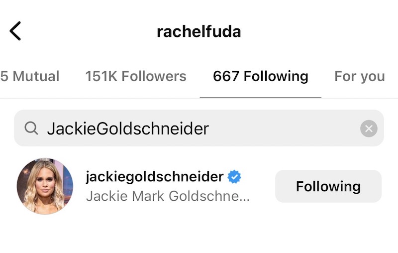 Rachel Fuda Still Follows Jackie Amid RHONJ Season 14